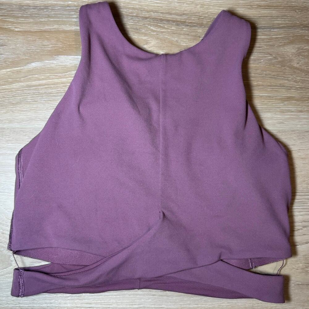 Athleta Conscious Cut Out Crop Top Crossover Sports Bra Small
